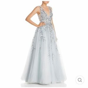 Formal Dusty Blue Gown